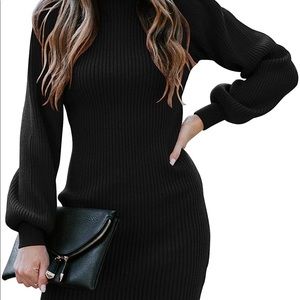Never worn black sweater dress.